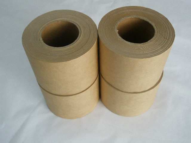 Reinforced kraft paper gummed tape